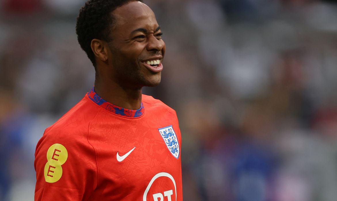 Atacante inglês Raheem Sterling