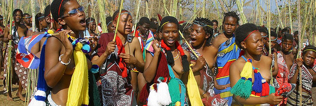 Umhlanga a dança típica da África