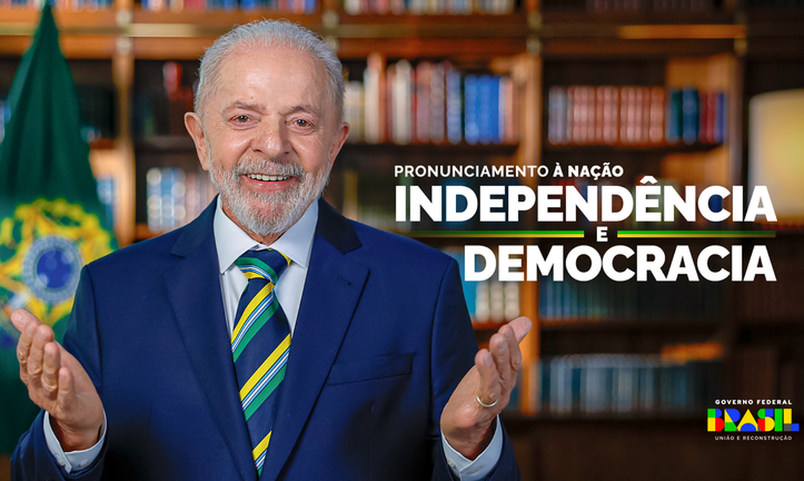 Presidente Lula faz pronunciamento do Dia da Independência