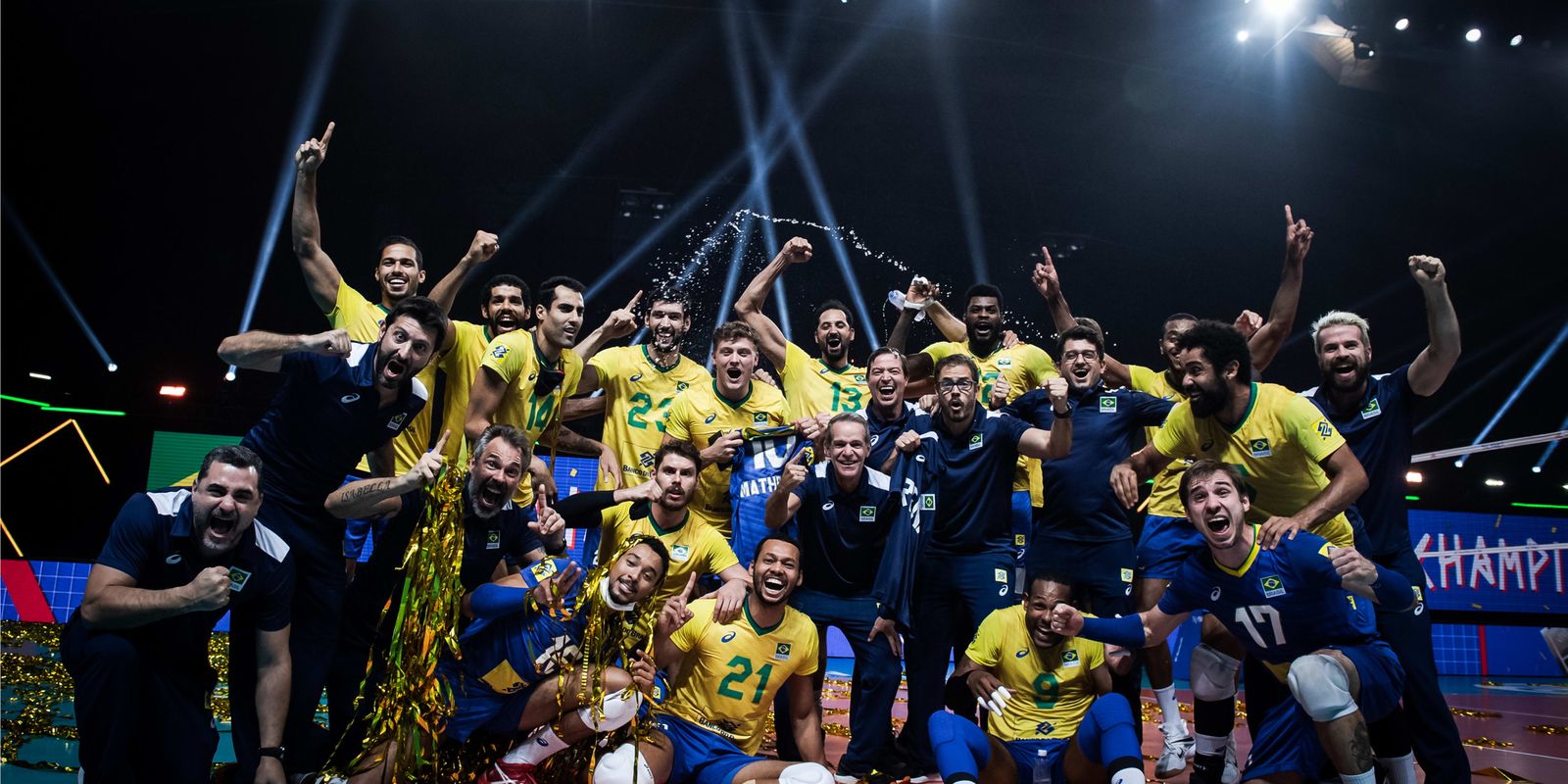 Brasil vence a Rússia e vira o maior campeão da história da Liga Mundial