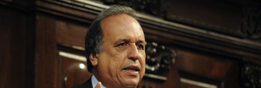 Posse de Luiz Fernando Pezão como governador do Rio. Pezão assume no lugar de Sérgio Cabral.
