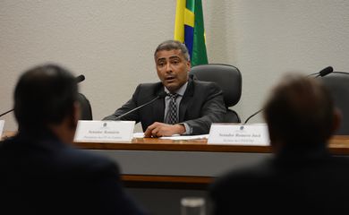 Deputado Romário preside reunião da  CPI do Futebol para analisar uma pauta com 9 itens (Fabio Rodrigues Pozzebom/Agência Brasil)