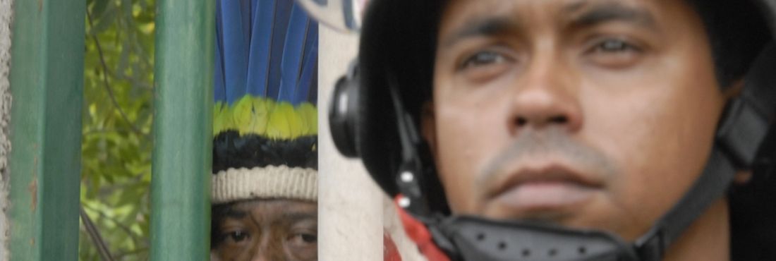 Antigo Museu do Índio O prédio, que deverá ser demolido para as obras de modernização do complexo esportivo do estádio para a Copa do Mundo de 2014, está ocupado desde 2006 por cerca de 30 índios, que ali fundaram a Aldeia Maracanã