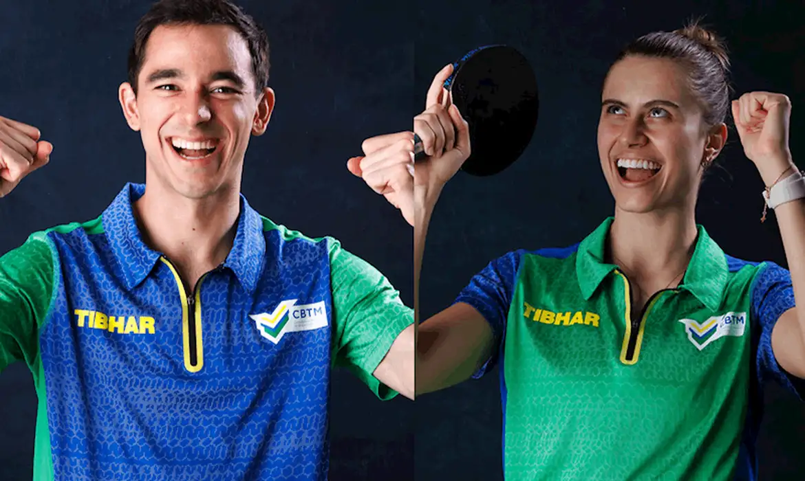 Hugo Calderano e Bruna Takahashi avançam às quartas de final nas disputas individuais da etapa da Copa do Mundo de tênis de mesa em  Macau  em 17/04/2025