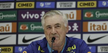 Carlo Ancelotti, técnico da Seleção Brasileira