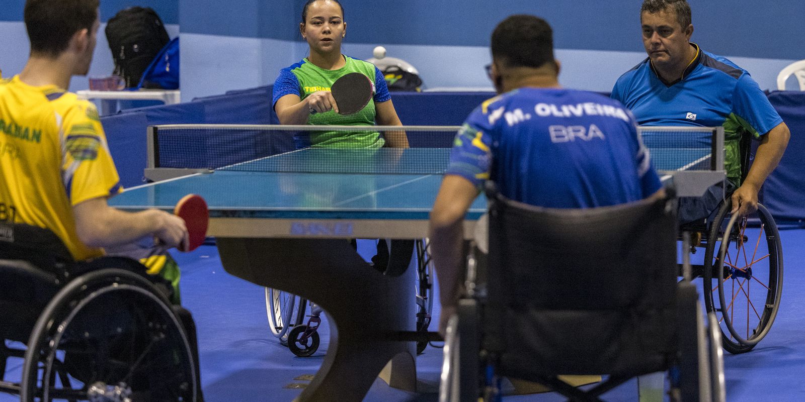 Parapan: table tennis starts before the opening ceremony