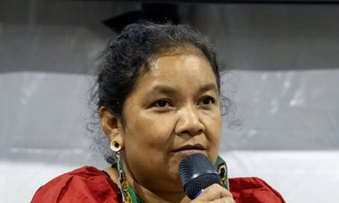 Brasília (DF), 08/07/2025 - Sueli Maxakli professora, cineasta, artesã e liderança do povo etnia Tikmũ’ũn,  também chamada de Maxkali. Foto: Centro Nacional de Folclore e Cultura Popular/Divulgação
