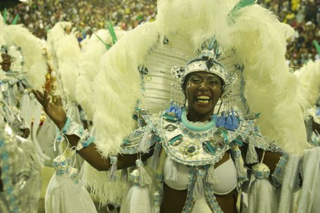 Desfile da Beija-Flor de Nilópolis no Carnaval 2019 no Rio de Janeiro