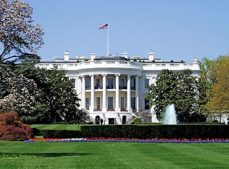  A Casa Branca é a residência oficial do Presidente dos Estados Unidos