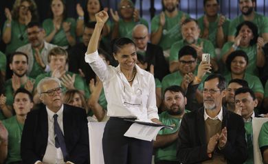 Marina Silva e Eduardo Jorge participam de convenção da REDE (Fabio Rodrigues Pozzebom/Agência Brasil)