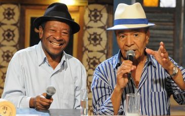 Noca da Portela e Monarco no programa Samba na Gamboa da TV Brasil