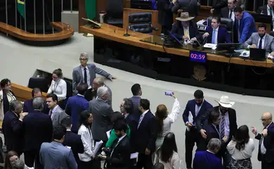 Brasília (DF), 21/05/2025  -  Câmara dos Deputados durante  sessão plenária para votar o projeto de lei (PL 1.466/2025) lei que propõe uma revisão do sistema de carreira e remuneração dos servidores públicos do Poder Executivo federal. Foto: Lula Marques/Agência Brasil