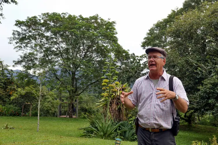 Cachoeiras de Macacu (RJ), 28/03/2023 - Nicholas Locke, gestor da Reserva Ecológica de Guapiaçu (REGUA), Cachoeiras de Macacu, Região Serrana do Rio de Janeiro. Foto: Tânia Rêgo/Agência Brasill