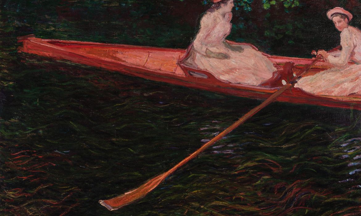 São Paulo (SP), 16/05/2025 - No ano em que discute as Histórias da Ecologia, tema escolhido para ser trabalhado durante todo este ano, o Museu de Arte de São Paulo (Masp) apresenta duas novas mostras expositivas para o público paulistano: uma dedicada ao pintor francês Claude Monet (1840-1926) e outra sobre o artista polonês, que viveu grande parte de sua vida no Brasil, Frans Krajcberg (1921–2017). Ambas as exposições podem ser visitadas pelo público a partir desta sexta-feira (16).
Claude Monet, A canoa sobre o Epte [The Canoe on the Epte], c. 1890. Acervo [Collection] MASP