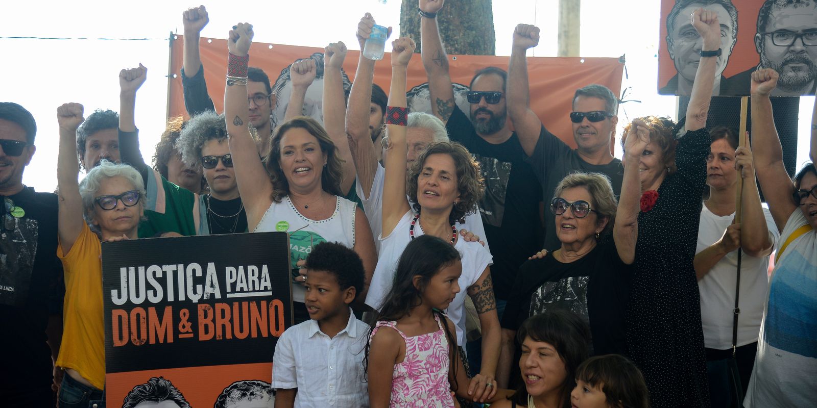 Em Copacabana, ato homenageia Dom e Bruno um ano após suas mortes