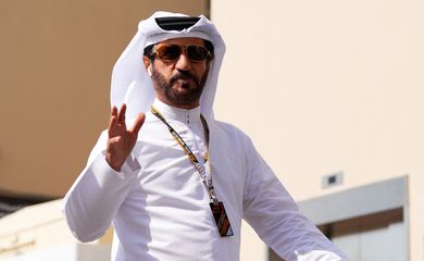 Presidente da FIA, Mohammed Ben Sulayem, no Grand Prix de Abu Dhabi