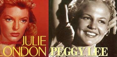 Julie London e Peggy Lee