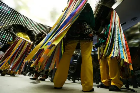 Brasília - A Câmara dos Deputados faz sessão solene em homenagem ao festejo folclórico do bumba meu boi  (Marcelo Camargo/Agência Brasil)