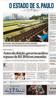 Capa do Jornal O Estado de S. Paulo Edição 2024-07-02
