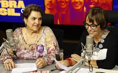 Brasília (DF), 09/09/2025 - Márcia Lopes, ministra das Mulheres, participa do programa Viva Maria. Foto: Bruno Peres/Agência Brasil