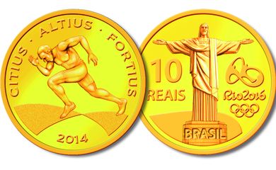 Banco central apresenta as moedas comemorativas das Olimpíadas Rio 2016