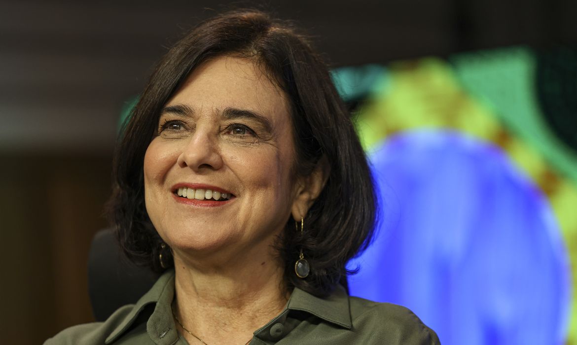 Marcelo Camargo/Agência Brasil Brasília (DF), 17/07/2024 - A ministra da Saúde, Nísia Trindade, durante entrevista ao programa