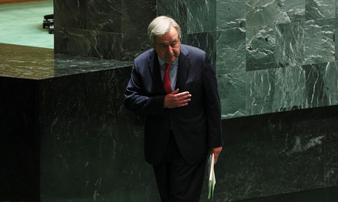 Secretário-geral da ONU, António Guterres 19/09/2023 REUTERS/Brendan McDermid