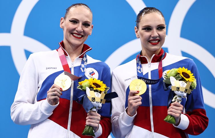 Artistic Swimming - Women's Duet - Medal Ceremony