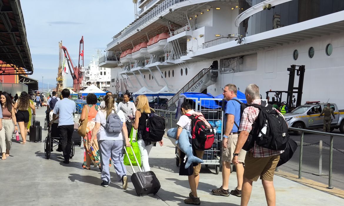 Píer Mauá recebe 43 mil turistas em navios na 2ª quinzena de janeiro