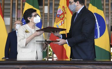 Reunião com a senhora Arancha González Laya, Ministra dos Assuntos Exteriores, União Europeia e Cooperação da Espanha. foto: Gustavo Magalhães/MRE