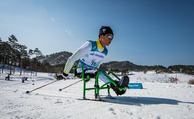 11.03.2018 - Jogos Paralimpicos de Inverno - PyeongChang2018 - Cross Country M15km - Cristian Ribera, sexto colocado.