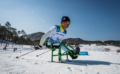 11.03.2018 - Jogos Paralimpicos de Inverno - PyeongChang2018 - Cross Country M15km - Cristian Ribera, sexto colocado. 