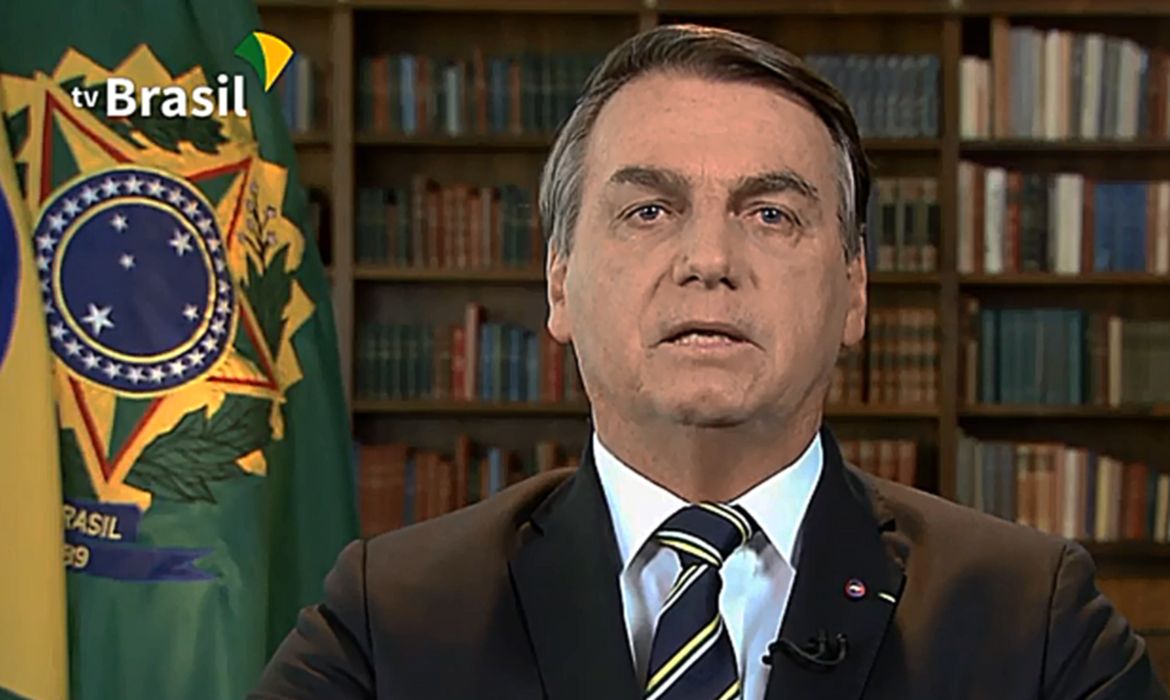 Pronunciamento do presidente Jair Bolsonaro