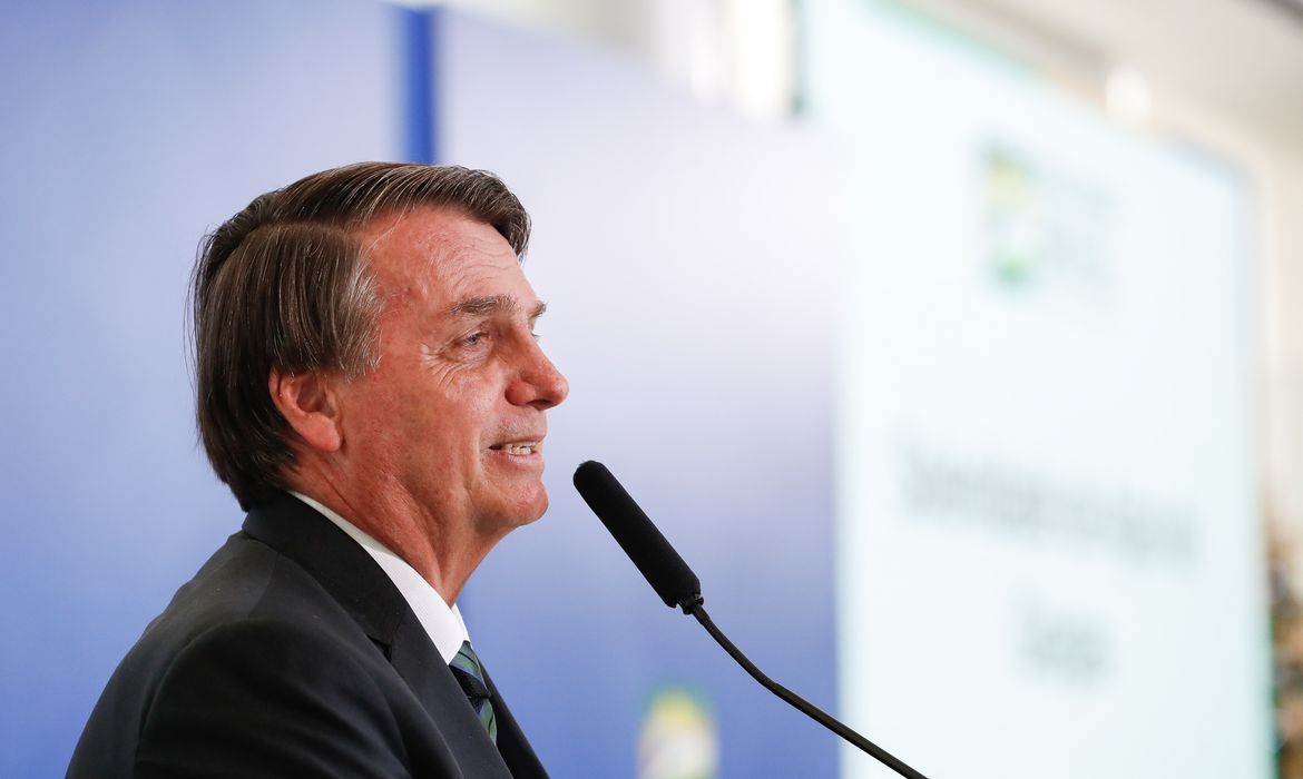 (Brasília - DF, 16/12/2020) Palavras do Presidente da República, Jair Bolsonaro.
Foto: Alan Santos/PR