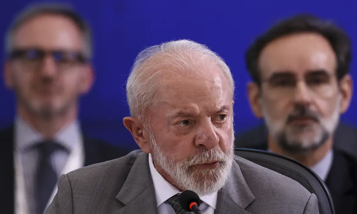 Brasília (DF), 26/02/2025 - O presidente Luiz Inácio Lula da Silva participa da sessão especial de abertura da primeira reunião de sherpas da presidência brasileira do BRICS, no Palácio Itamaraty. Foto: Marcelo Camargo/Agência Brasil