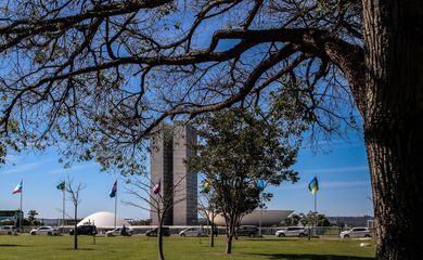 Brasília - 22.05.2023 - Foto da Fachada do Congresso Nacional, em Brasília. Foto: Antônio Cruz/ Agência Brasil