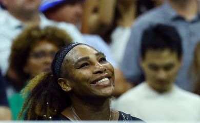 Serena Williams durante partida do US Open