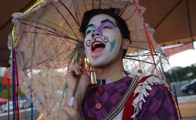 Brasília- Artistas da cidade participam da Virada Cultural , com muitas atrações para crianças e adultos(Elza Fiuza/Agência Brasil)