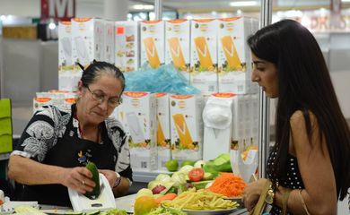 São Paulo - Começou nesta quarta-feira (7) a 13ª Feira Internacional de Produtos Orgânicos e Agroecologia, na Bienal do Ibirapuera (Rovena Rosa/Agência Brasil)