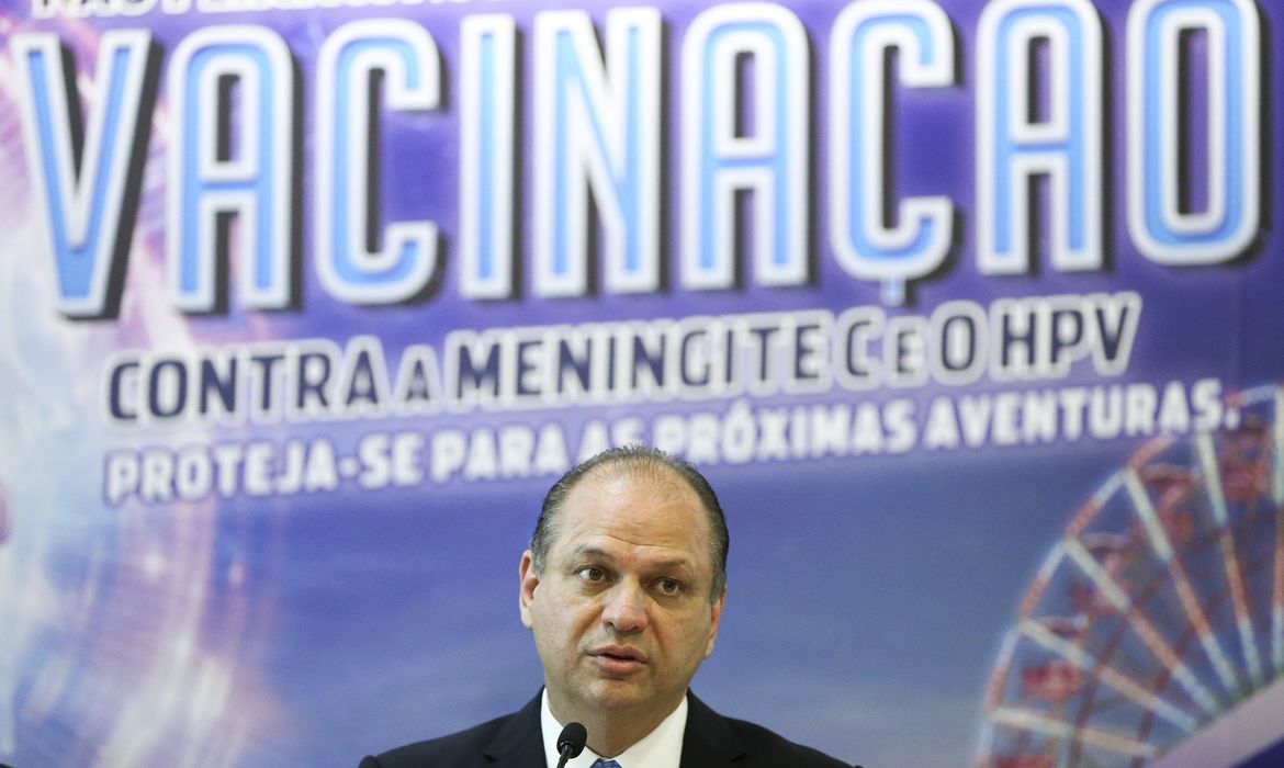 Brasília - O ministro da Saúde, Ricardo Barros, lança campanha  de vacinação contra meningite C e HPV (Marcelo Camargo/Agência Brasil)