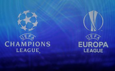 Logos da Champions e da Liga Europa -logo - símbolo - Uefa