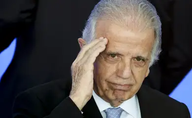 Brasília (DF), 12/02/2025 - O ministro da Defesa, José Múcio Monteiro, durante cerimônia que celebra um ano do programa Nova Indústria Brasil e do lançamento da Missão 6: Tecnologias de Interesse para a Soberania e Defesa Nacionais, no Palácio do Planalto. Foto: Marcelo Camargo/Agência Brasil