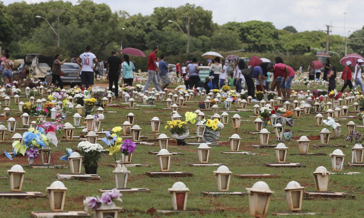 Movimentação no Cemitério Campo da Esperança no dia de Finados 