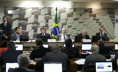 Brasília - A Comissão de Assuntos Econômicos (CAE) do Senado se reúne para votar a proposta de reforma trabalhista (Marcelo Camargo/Agência Brasil)