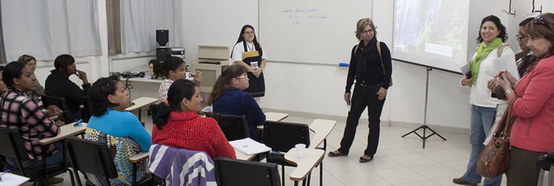 Curso de formação ministrado pelo Pronatec no Sesc e Senai de Curitiba
