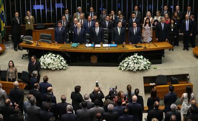 Brasília - Solenidade de abertura do Ano Legislativo do Congresso Nacional, com a presença do ministro da Casa Civil, Eliseu Padilha (Fábio rodrigues Pozzebom/Agência Brasil)