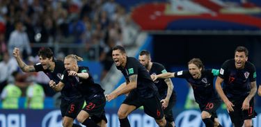 Copa 2018: Croácia celebra resultado contra Rússia e segue para a semifinal