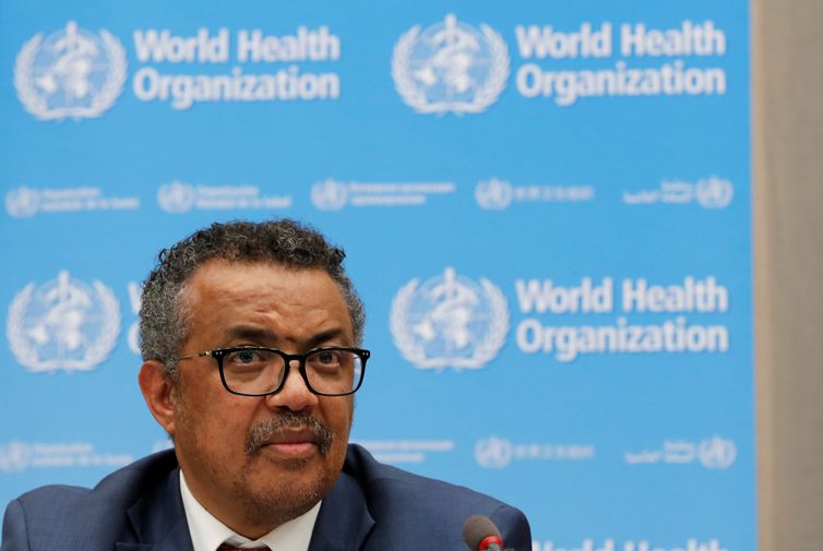 Diretor-geral da OMS, Tedros Adhanom, fala sobre surto de ebola