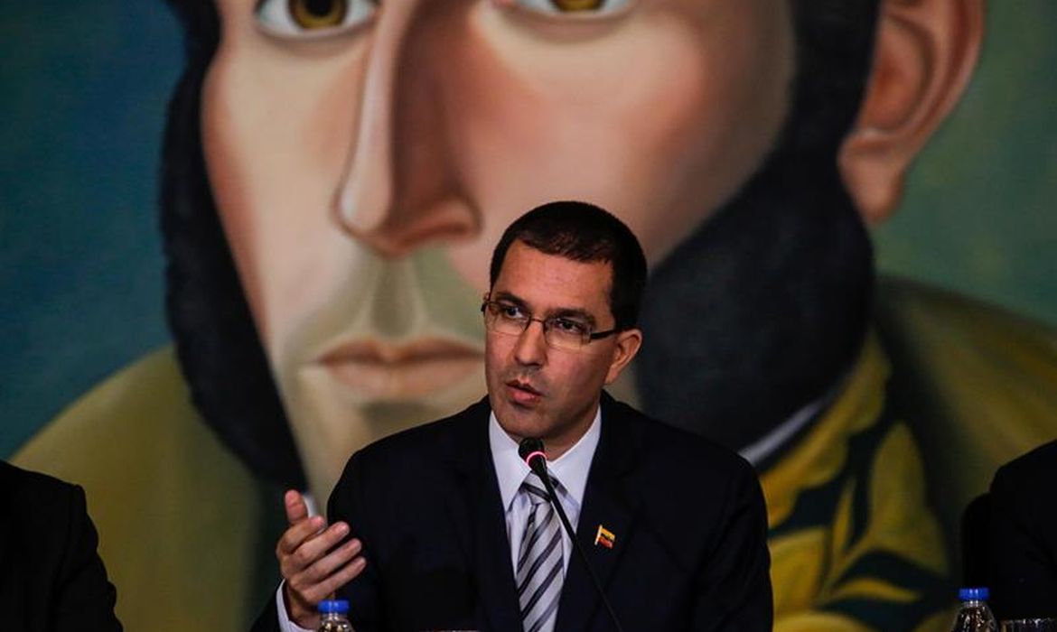 O chanceler da Venezuela, Jorge Arreaza