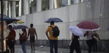 Guarda-chuva no Rio de Janeiro